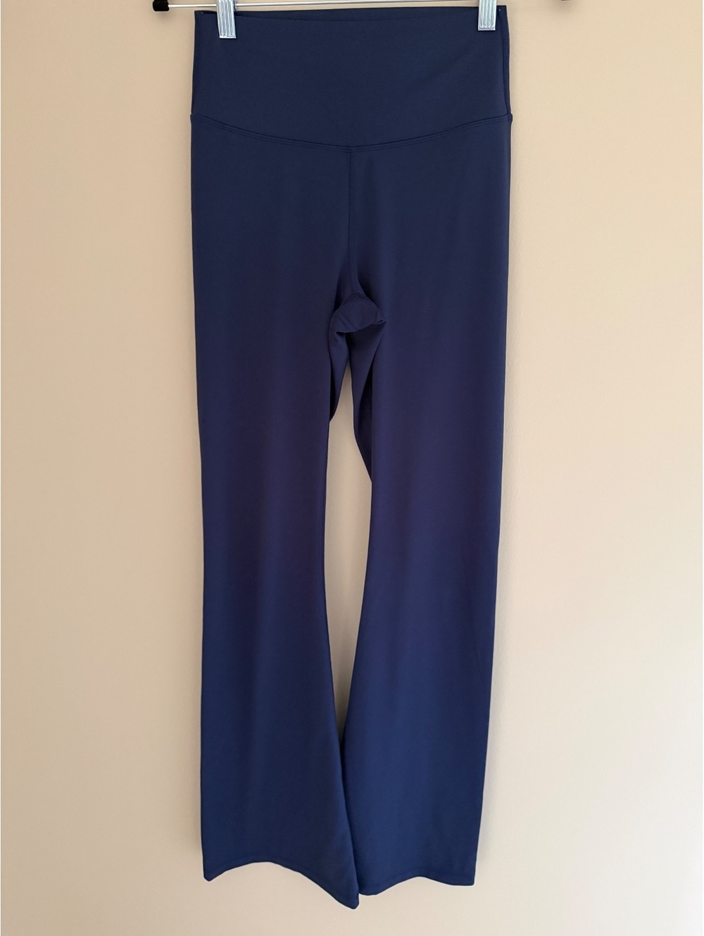 VS Pink M flare navy blue leggings